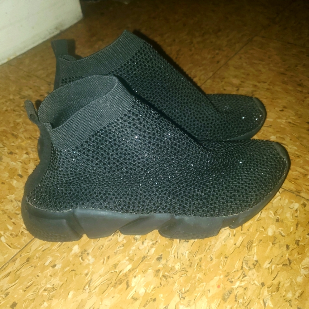Rhinestone ankle booties